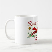 Runs mit Windhunden Kaffeetasse (Links)