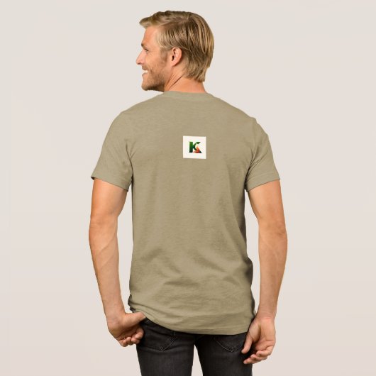 Runs on Plants Tri-Blend Shirt (Rückseite voll)