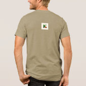 Runs on Plants Tri-Blend Shirt (Rückseite)