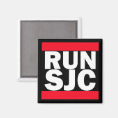 runSJCblk Magnet (Vorderseite/Rückseite)