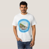 Runswick Bay North Yorkshire, England Watercolour T-Shirt (Vorne ganz)