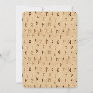 Runt eine flache Grußkarte Einladung