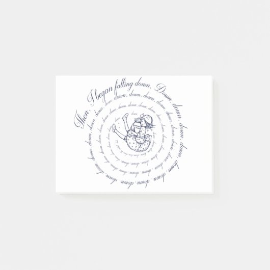 Runter der Kaninchenole Post-it Klebezettel (Vorderseite)