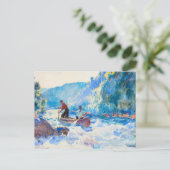 Runter durch Frank Weston Benson Postkarte (Stehend Vorderseite)