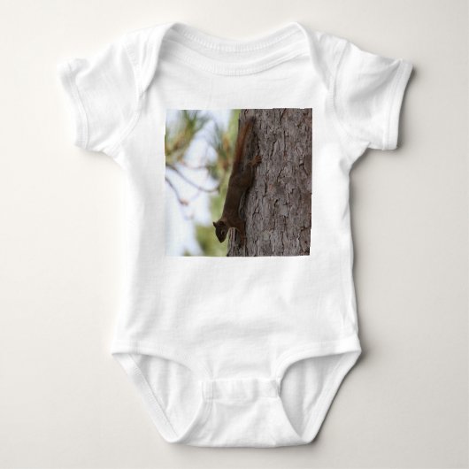 Runter-Eichhörnchen Baby Strampler (Vorderseite)