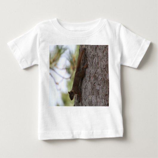Runter-Eichhörnchen Baby T-shirt (Vorderseite)