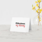 Runter meine Weihnachtskarte Karte (Gelbe Blume)