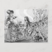 "Runter mit dem Kopf!" Postkarte (Vorderseite)