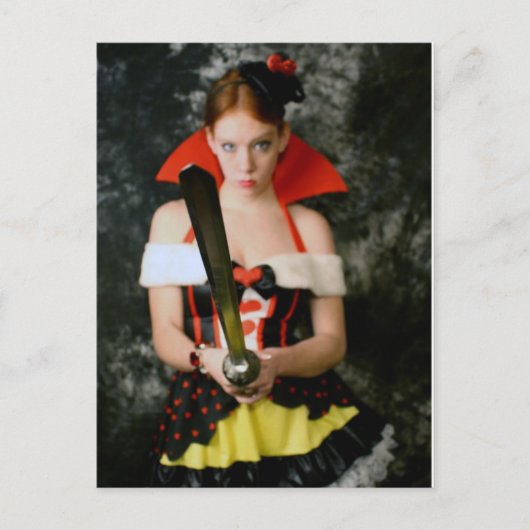 Runter mit den Köpfen! Postkarte (Vorderseite)