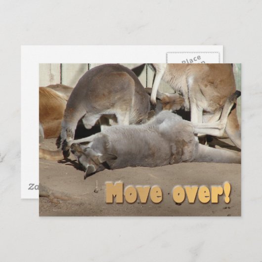 Runter! Postkarte (Vorne/Hinten)