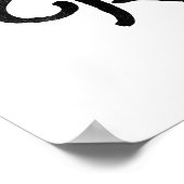 Runter vom hohen Pferd und auf ein echtes! Poster (Ecke)