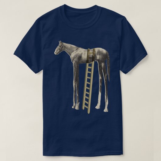 Runter von deinem hohen Pferd T-Shirt (Design vorne)