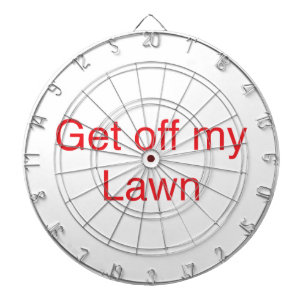 Runter von meinem Rasen Dartscheibe