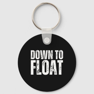 Runter zum Float-Trip-Tubing-Fluss-Bootfahren Somm Schlüsselanhänger