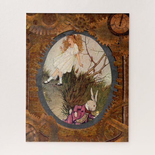 Runter zum Kaninchenloch Puzzle (Vertikal)