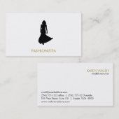 Runway-Modell Visitenkarte (Vorne/Hinten)