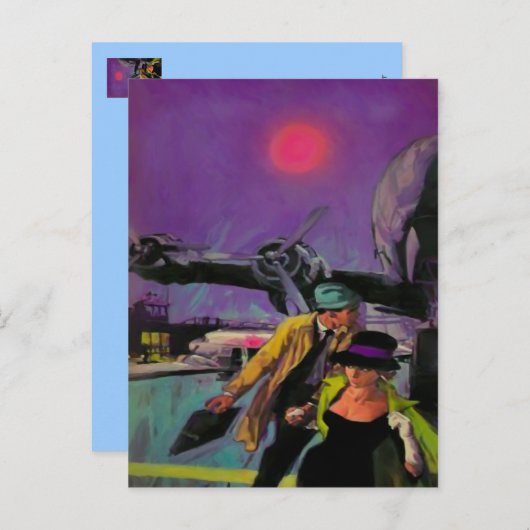 Runway ~ Postkarte (Vorne/Hinten)