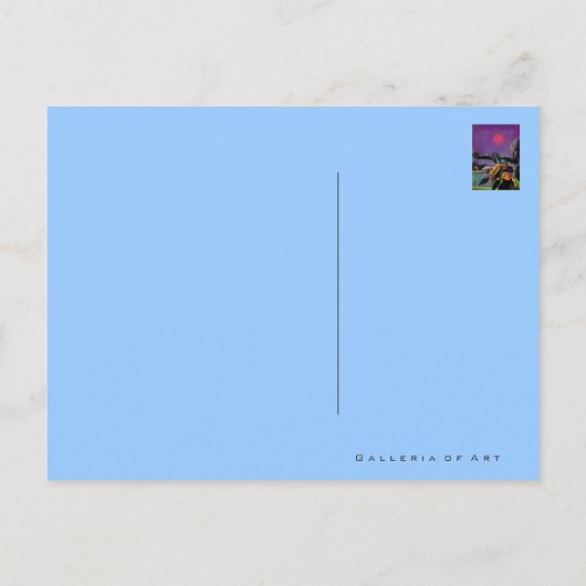 Runway ~ Postkarte (Rückseite)