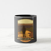 Runyon Canyon Trail - Los Angeles Wandern Zweifarbige Tasse (Mittel)