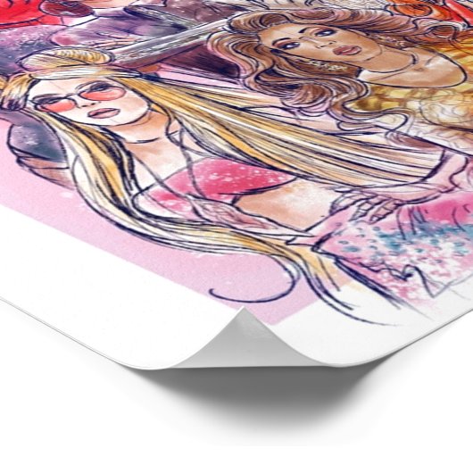 RuPauls Drag Race Alle Gewinner Poster (Ecke)