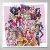 RuPauls Drag Race Alle Gewinner Poster (Vorne)