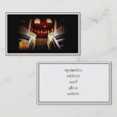 Rupert an der Spooky-Treppe Visitenkarte (Vorne/Hinten)