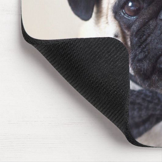 Rupert die Mops-Mäusematte Mousepad (Ecke)