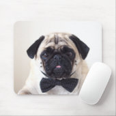 Rupert die Mops-Mäusematte Mousepad (Mit Mouse)