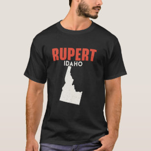 Rupert Idaho USA Staat Amerika Reisen Idahoan T-Shirt