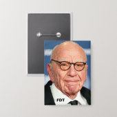 Rupert Murdoch Button (Vorderseite/Rückseite)