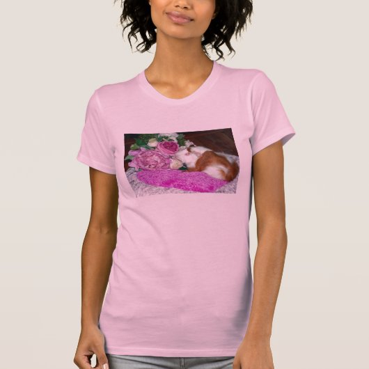 Rupert und Rosen - Meerschweinchen T-Shirt (Vorderseite)