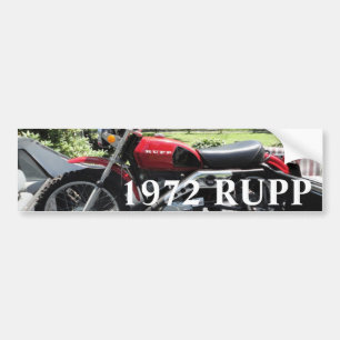Rupp Motorrad 1972 Autoaufkleber