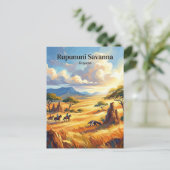 Rupununi-Savanne Guyana Postkarte (Stehend Vorderseite)