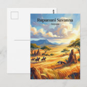 Rupununi-Savanne Guyana Postkarte (Vorne/Hinten)