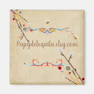 Rupy de Tequila fügen Sie Ihren Namen benutzerdefi Magnet