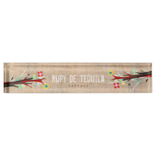 RUPY DE TEQUILA NAMENSPLAKETTE