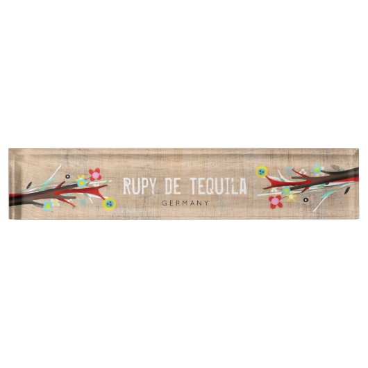 RUPY DE TEQUILA NAMENSPLAKETTE (Vorderseite)