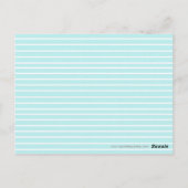 Rupydetequila Kinderkrankheit Postkarte (Rückseite)