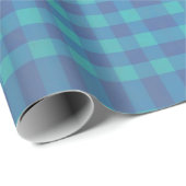 Rupydetequila Linen Paper Unique Gingham Geschenkpapier (Rolleneckpunkt)
