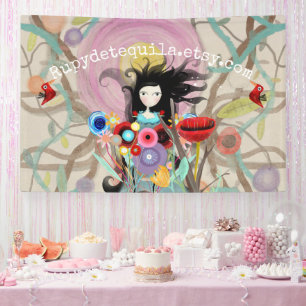 Rupydetequila Prinzessin floral Banner