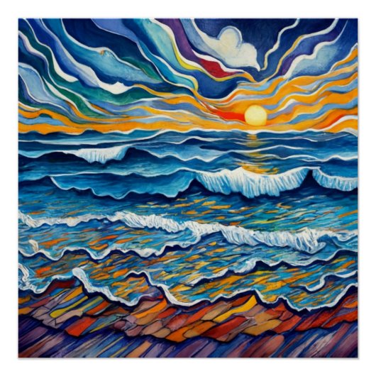 Ruquil Sunset Poster (Vorderseite)