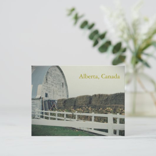 Rural Alberta Postcard Postkarte (Stehend Vorderseite)