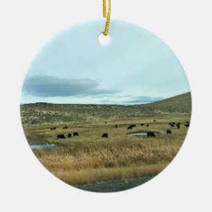 Rural Baker Landkreis, Oregon Keramik Ornament