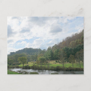 Rural Blue Mountains North Carolina Postkarte