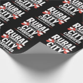 Rural Carriers Funny Mailman Lieferung Geschenkpapier (Ecke)