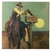 “Rural Delivery” Western Art by NC Wyeth Fliese (Vorderseite)