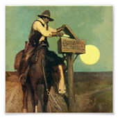 “Rural Delivery” Western Art by NC Wyeth Fotodruck (Vorne)