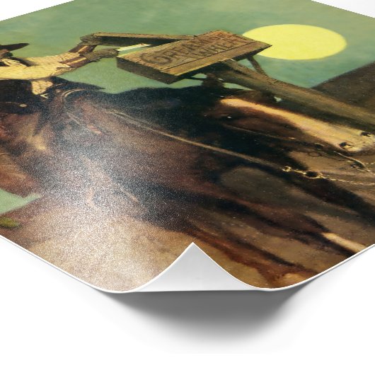 “Rural Delivery” Western Art by NC Wyeth Fotodruck (Ecke)