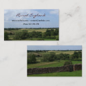 Rural England Business Card Visitenkarte (Vorne/Hinten)