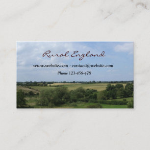 Rural England Business Card Visitenkarte